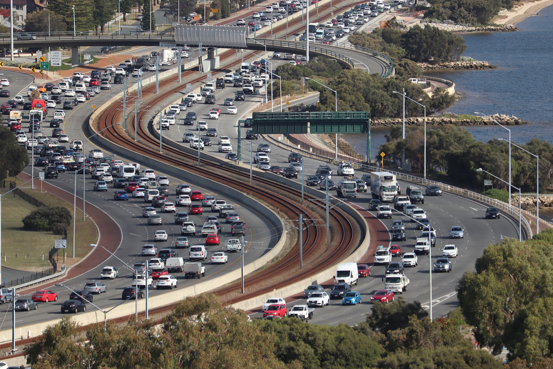 road emissions, cars in traffic